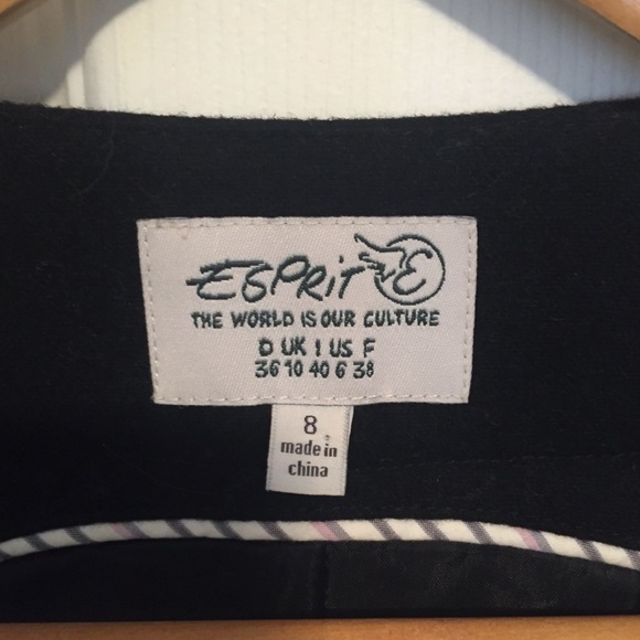 Vintage Esprit Wool Dress Size 6 - Picture 2 of 7